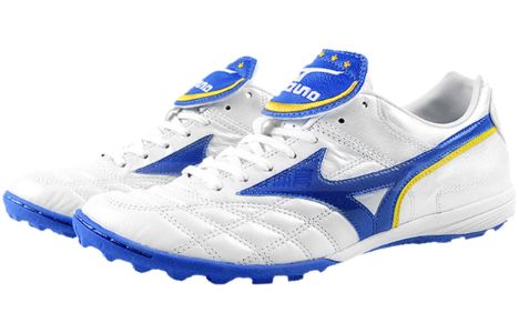 Mizuno Wave Cup Legend AS Shoes 'White Blue' P1GD191919 sold by KicksCrew
