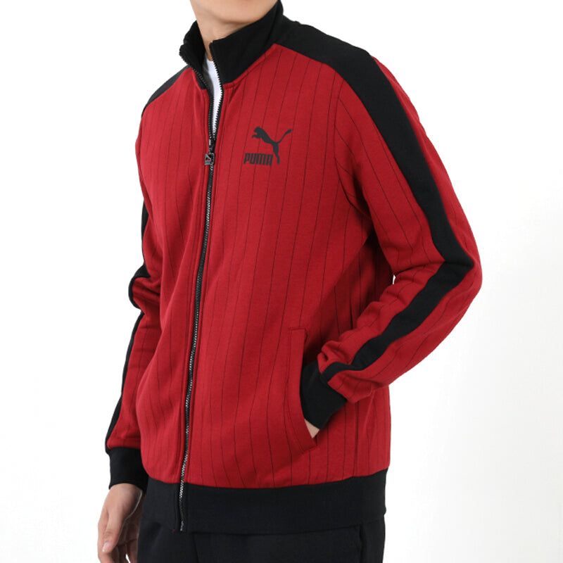 Puma Pinstripe Jacket 'Red' 530177-50 sold by KicksCrew product image thumbnail 4
