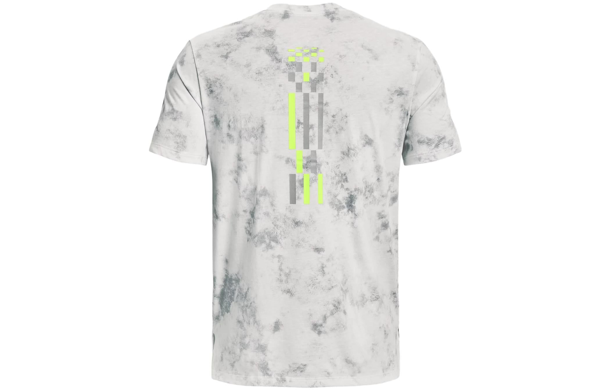 Under Armour Run Anywhere T-Shirt 'Grey Lime' 1376500-006 sold by KicksCrew product image thumbnail 2