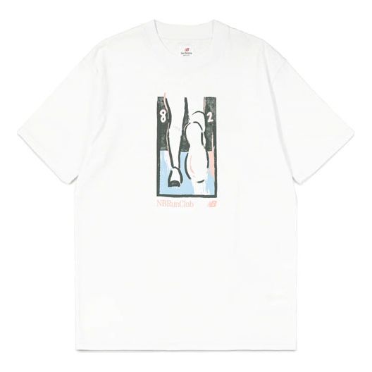New Balance Run Club Tee 'White' MT31546WT sold by KicksCrew