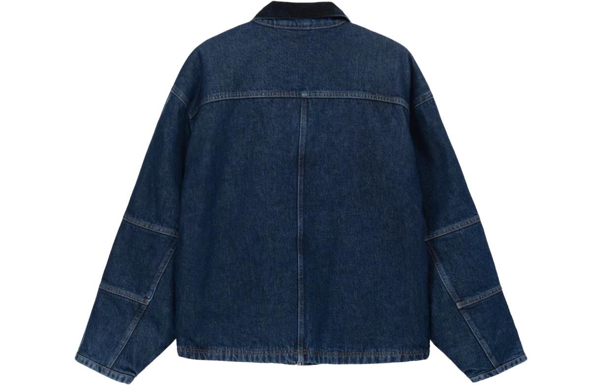 Stussy Washed Canvas Shop Jacket 'Blue' 115688 sold by KicksCrew product image thumbnail 2