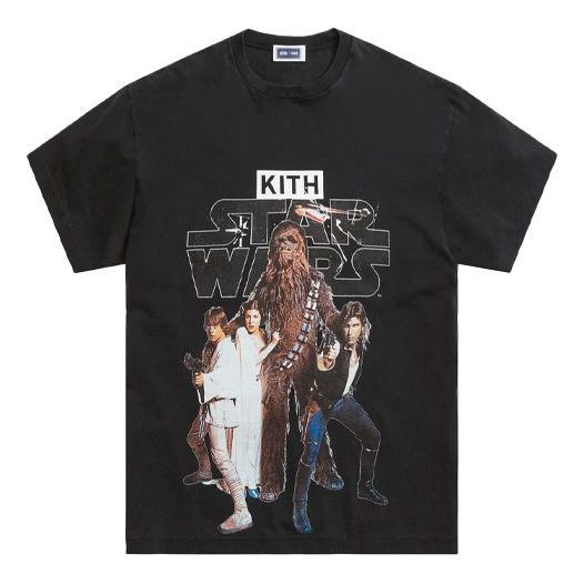 KITH x STAR WARS Classic Vintage Tee 'Black' KHM030205-001 sold by KicksCrew