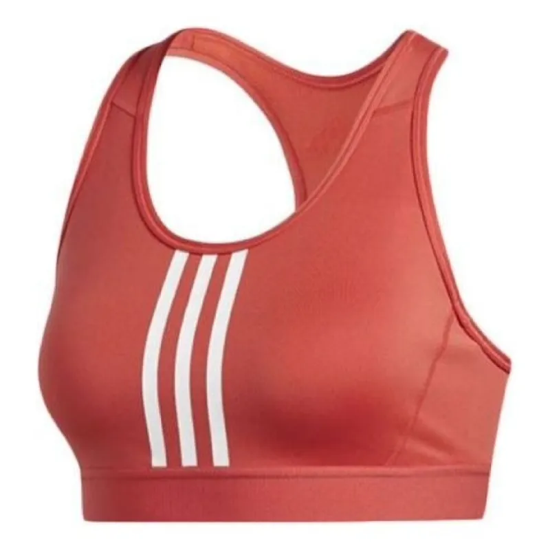 (WMNS) adidas Don't Rest 3-Stripes Bra 'Red White' Asia Sizing FL2054 sold by KicksCrew