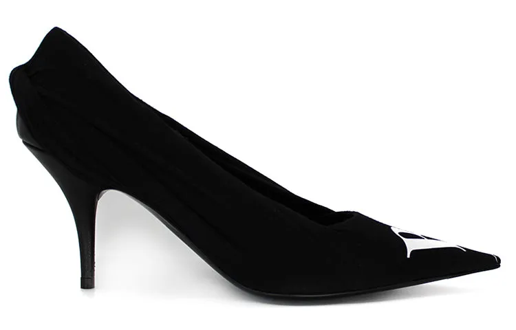 (WMNS) Balenciaga Campaign Logo Pumps 'Black' 495777W06001091 sold by KicksCrew product image thumbnail 2