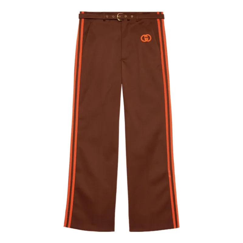 Gucci x adidas Jersey Pant 'Dark Brown' 689348-ZAJPV-2388 sold by KicksCrew