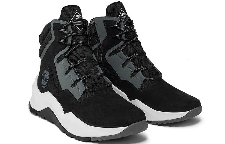 Timberland Madbury Side-Zip Waterproof Boot 'Black Nubuck' A2HHUW sold by KicksCrew product image thumbnail 4