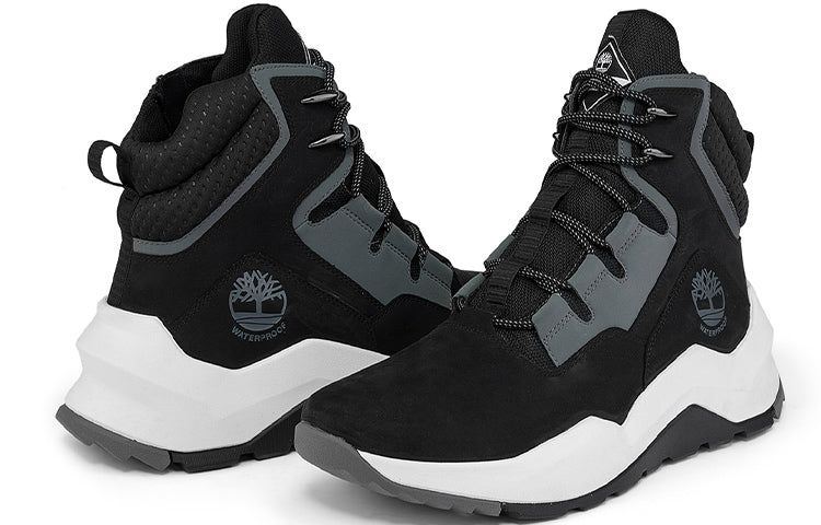 Timberland Madbury Side-Zip Waterproof Boot 'Black Nubuck' A2HHUW sold by KicksCrew product image thumbnail 5