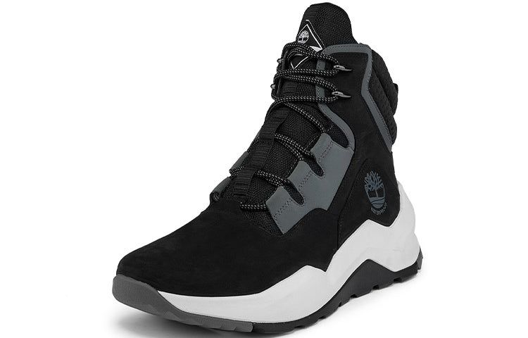 Timberland Madbury Side-Zip Waterproof Boot 'Black Nubuck' A2HHUW sold by KicksCrew product image thumbnail 3