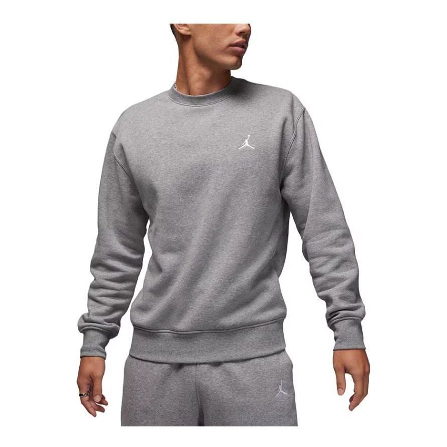 Air Jordan Fleece Sweatshirt 'Grey' FJ7777-091 sold by KicksCrew
