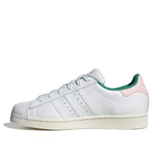 (WMNS) adidas Superstar 'White Pink Green Chenille' IF7611 sold by KicksCrew