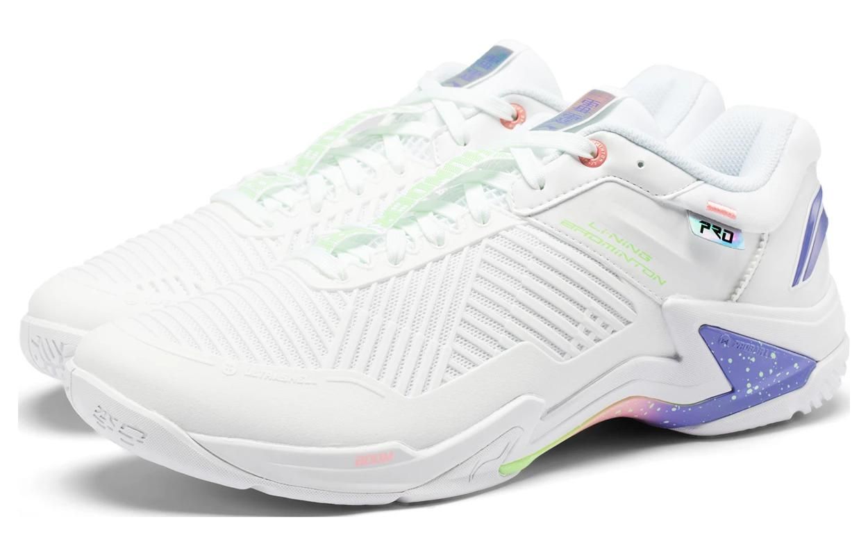 Li-Ning LeiTing Pro 'White Purple' AYAT009-1 sold by KicksCrew product image thumbnail 2