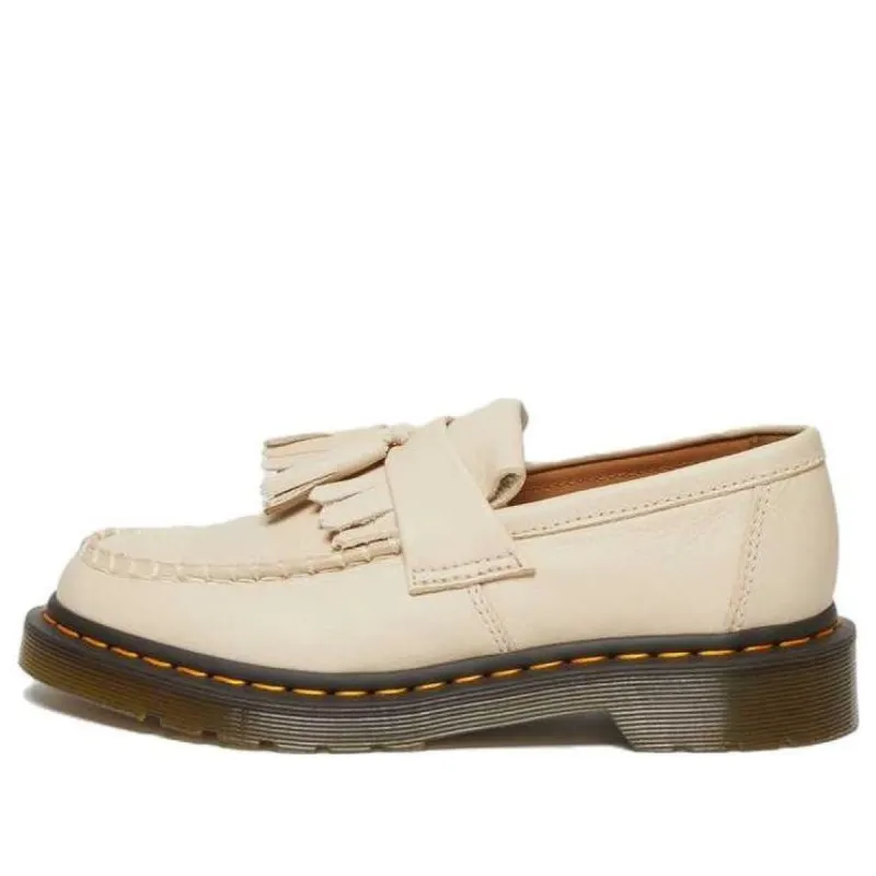 (WMNS) Dr.Martens Adrian Virginia Leather Tassel Loafers 'Parchment Beige' 22760292 sold by KicksCrew