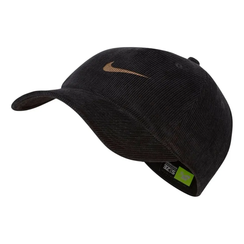 Nike SB Corduroy Cap 'Black' DA1381-010 sold by KicksCrew