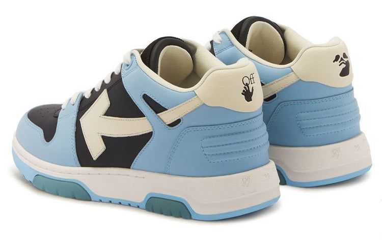 Off-White Out Of Office Leather Sneaker 'Blue Black White' OMIA189F22LEA0014004 sold by KicksCrew product image thumbnail 4