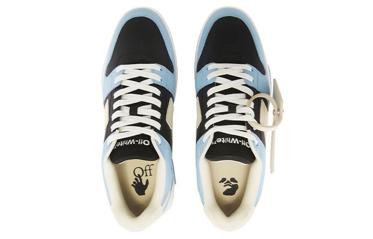 Off-White Out Of Office Leather Sneaker 'Blue Black White' OMIA189F22LEA0014004 sold by KicksCrew product image thumbnail 3
