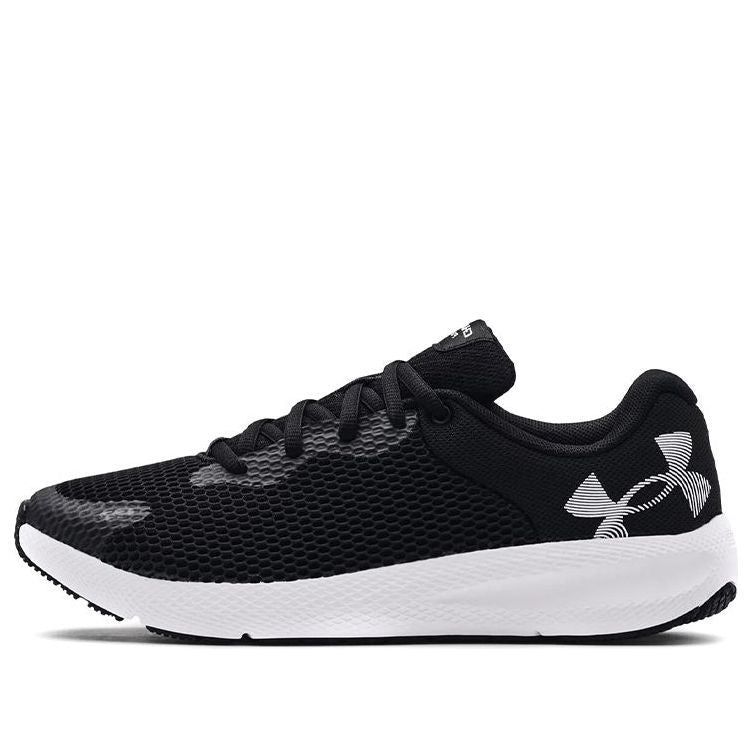 (WMNS) Under Armour Charged Pursuit 2 Big Logo 'Black Jet Grey' 3024143-002 sold by KicksCrew