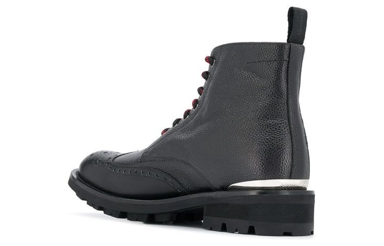 Alexander McQueen Pebble Grain Commando Boots 'Black' 575433WHSZ21081 sold by KicksCrew product image thumbnail 3