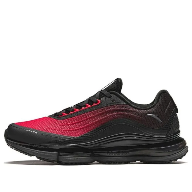 ANTA Running Series Sneakers 'Black Red' 112415501-5 sold by KicksCrew