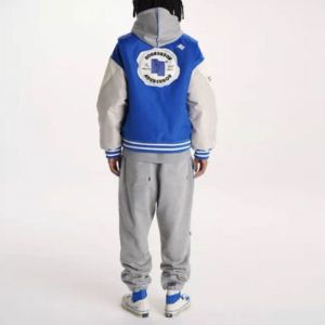 Converse x ADER ERROR SHAPES Varsity Jacket 'Cobalt' 10025391-A01 sold by KicksCrew