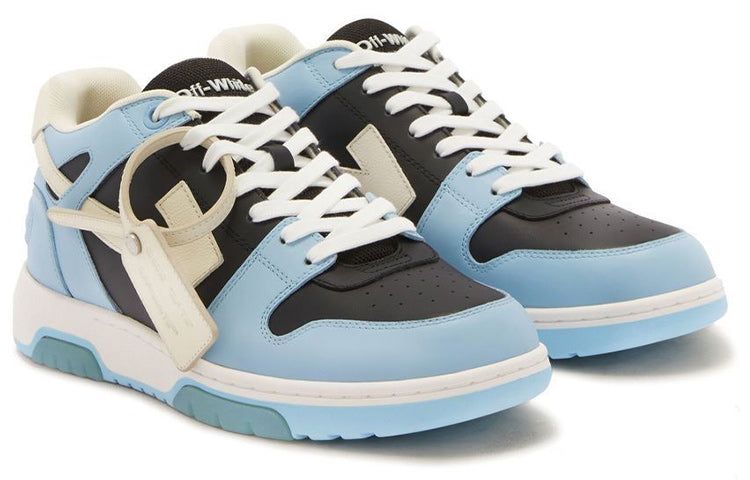 Off-White Out Of Office Leather Sneaker 'Blue Black White' OMIA189F22LEA0014004 sold by KicksCrew product image thumbnail 2