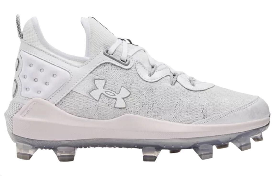 Under Armour Harper 8 Elite TPU Baseball Cleats 'White Baseball Grey' 3026591-100 sold by KicksCrew product image thumbnail 2