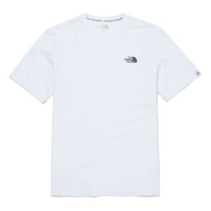 THE NORTH FACE Logo-print Cotton T-shirt 'White' NT7UM15K sold by KicksCrew