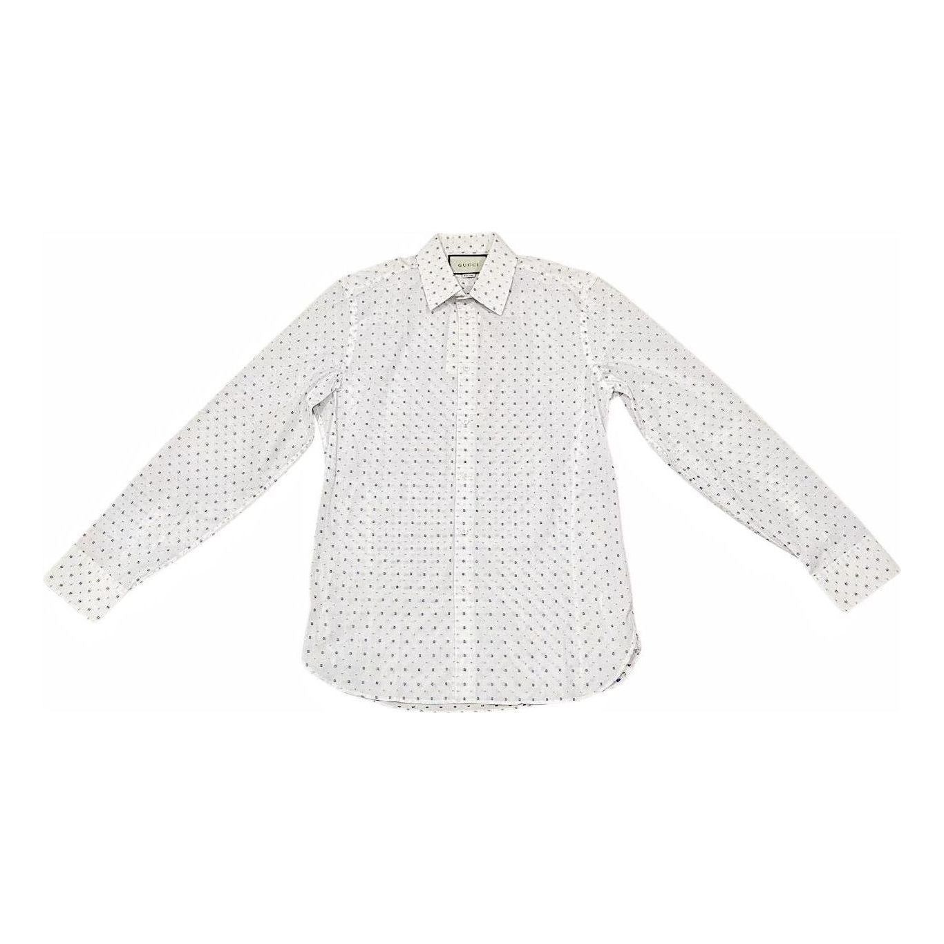 Gucci Polka-dot Silk Shirt 'White' 494722-ZAAES-9000 sold by KicksCrew