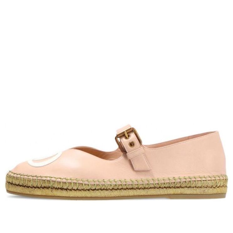 (WMNS) Gucci Leather Espadrilles 'Pink' 659683-C9DS0-6763 sold by KicksCrew