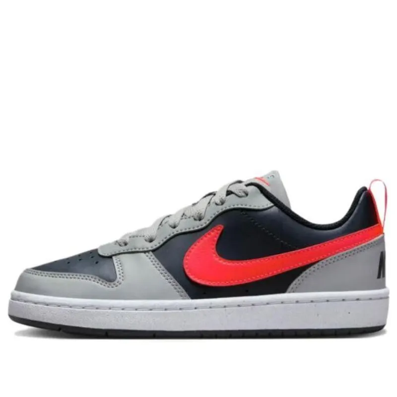 (GS) Nike Court Borough 'Black Grey Red' DV5456-003 sold by KicksCrew