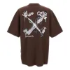Off-White SCAN ARR OVER T-Shirt 'Brown' OMAA161S24JER0022806 sold by KicksCrew