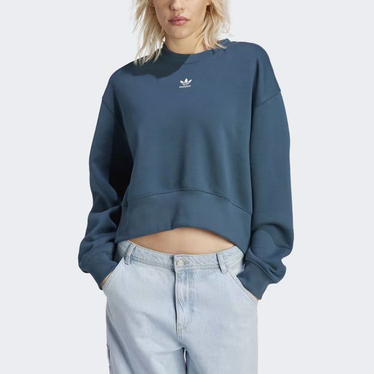 (WMNS) adidas Adicolor Essentials Crew Sweatshirt 'Turquoise' IP1283 sold by KicksCrew product image thumbnail 2