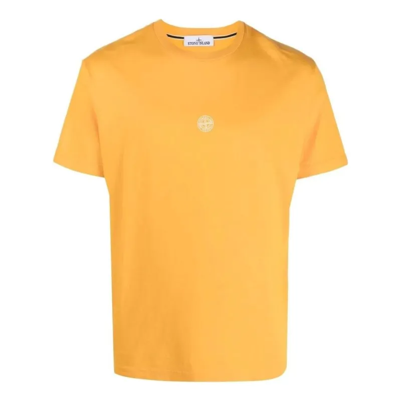 STONE ISLAND Plain Logo T-shirt 'Orange' 78152NS86-V0032 sold by KicksCrew