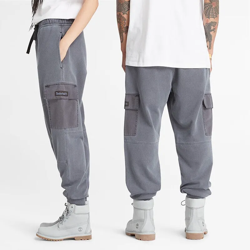 Timberland Mixed Media Garment Dye Sweatpants 'Grey' A6JT5-001 sold by KicksCrew product image thumbnail 3