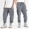 Timberland Mixed Media Garment Dye Sweatpants 'Grey' A6JT5-001 sold by KicksCrew