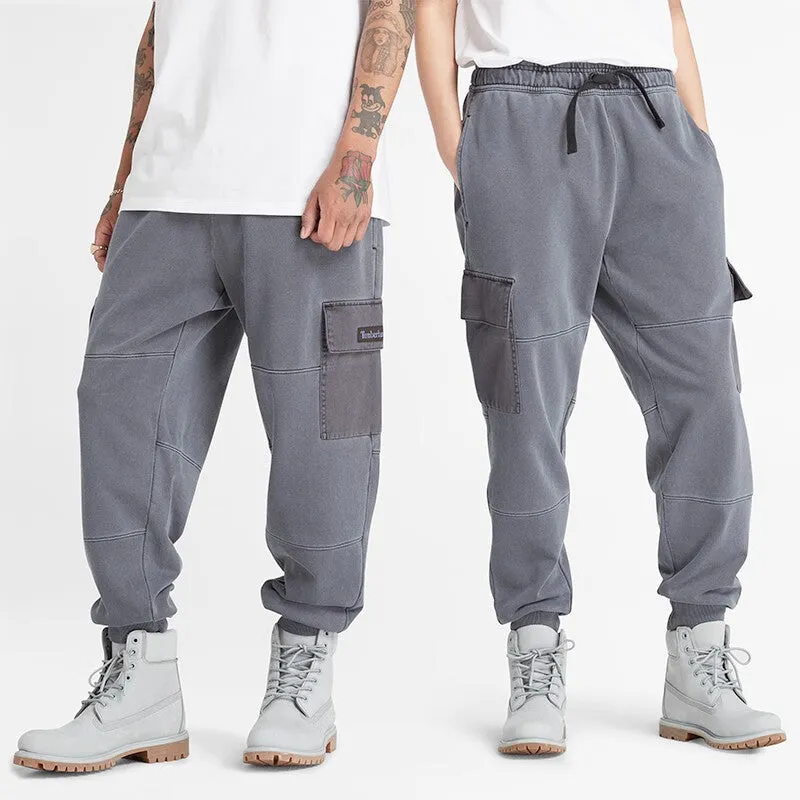 Timberland Mixed Media Garment Dye Sweatpants 'Grey' A6JT5-001 sold by KicksCrew product image thumbnail 2
