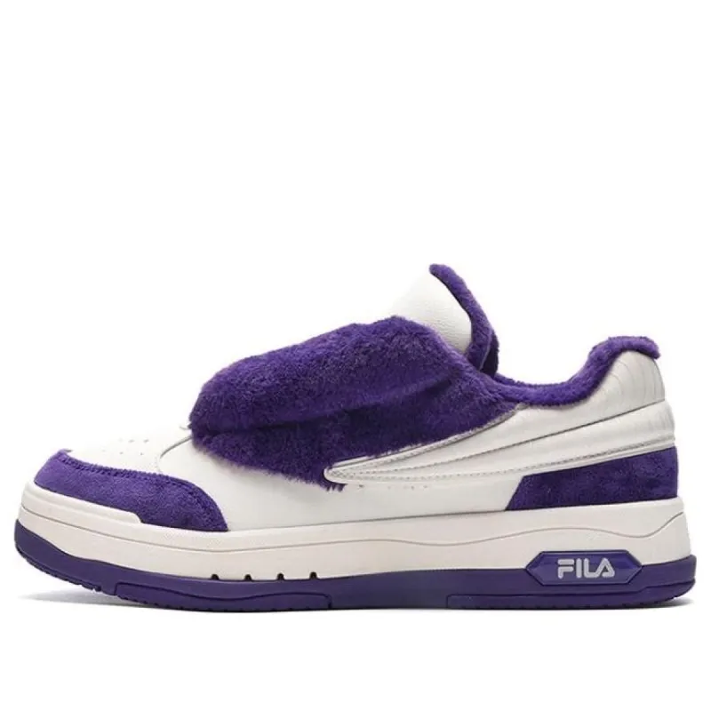 (WMNS) FILA Mix Low Skate Shoes 'White Purple' F12M244205FWW sold by KicksCrew