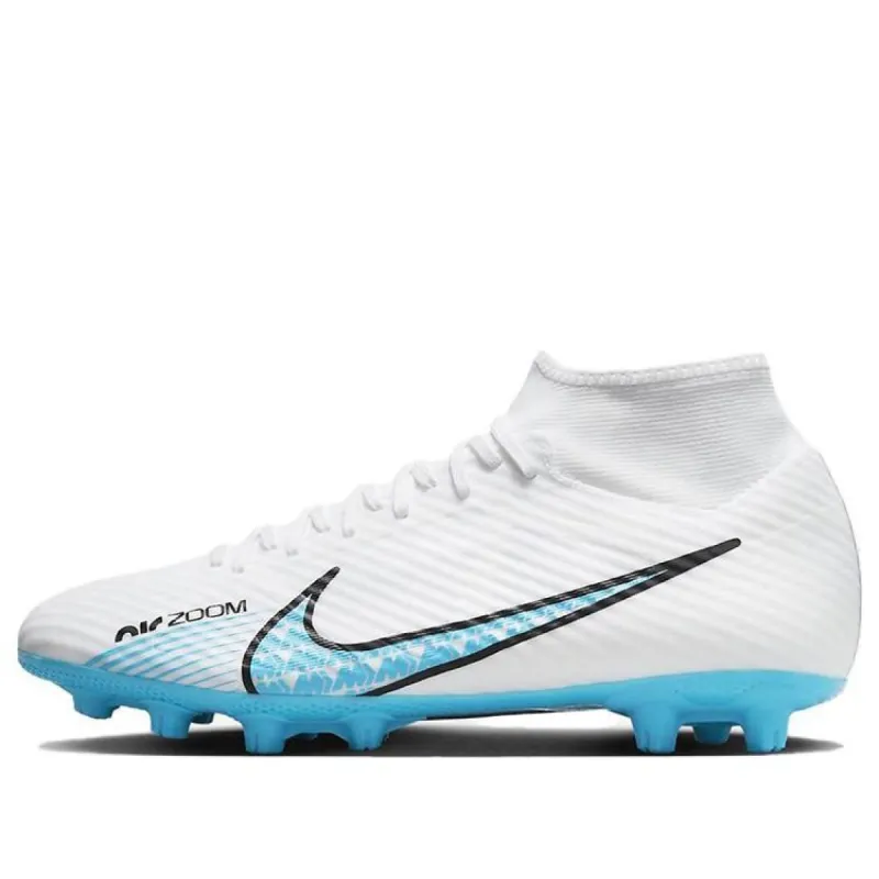 Nike Zoom Mercurial Superfly 9 Academy HG 'White Blue' DJ5626-146 sold by KicksCrew