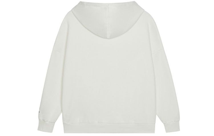 (WMNS) New Balance Logo Print Hoodie 'White Brown' AWT13348-SST sold by KicksCrew product image thumbnail 2