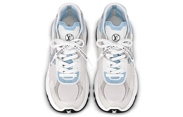 (WMNS) LOUIS VUITTON Run 55 Sneakers 'White Blue' 1ABVII sold by KicksCrew product image thumbnail 3