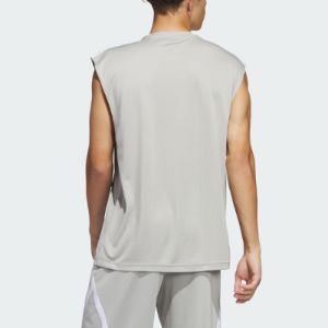 adidas All-World Sleeveless Tank Tee 'Metal Grey' IC2467 sold by KicksCrew