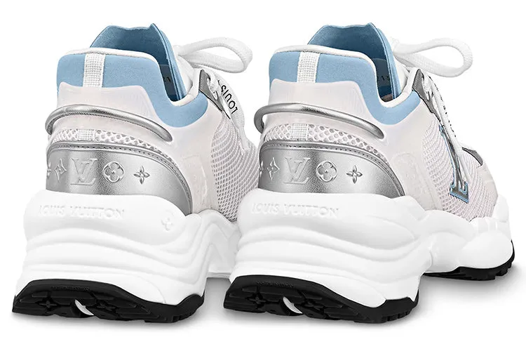 (WMNS) LOUIS VUITTON Run 55 Sneakers 'White Blue' 1ABVII sold by KicksCrew product image thumbnail 4