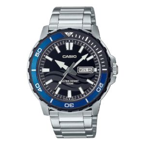 CASIO Analog 'Silver Blue' MTD-125D-1A2VDF sold by KicksCrew