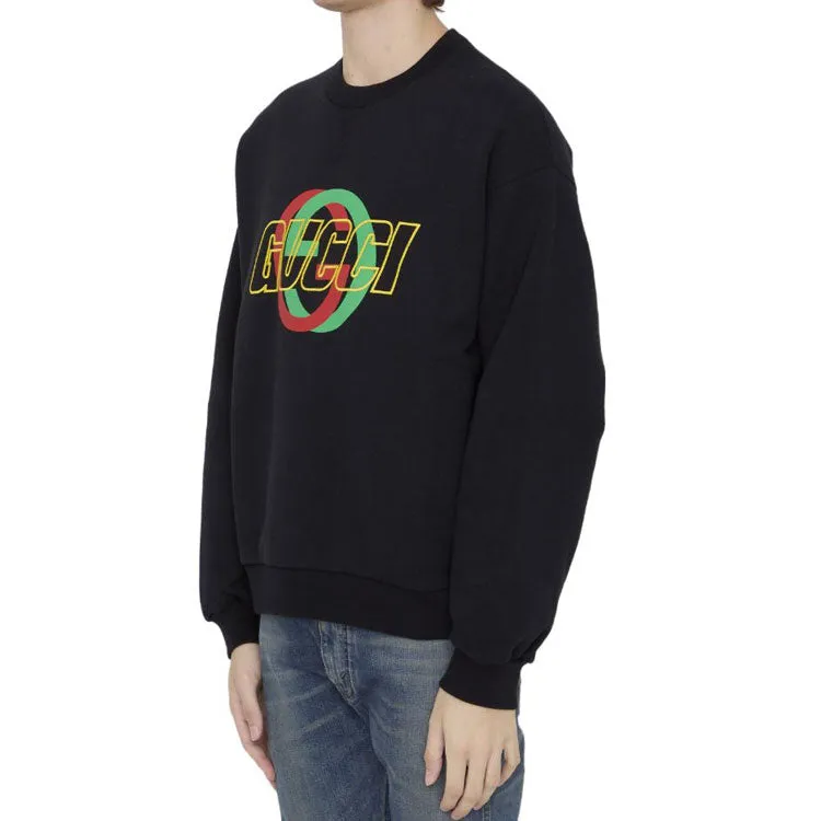 Gucci Cotton Jersey Sweatshirt With Embroidery 'Black' 768460-XJGA1-1162 sold by KicksCrew product image thumbnail 2