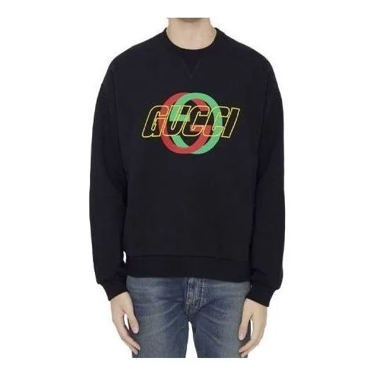 Gucci Cotton Jersey Sweatshirt With Embroidery 'Black' 768460-XJGA1-1162 sold by KicksCrew