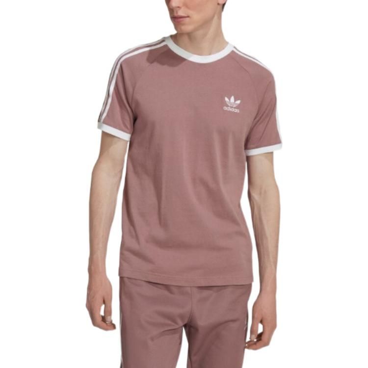 adidas originals Adicolor Classics 3-Stripes Tee 'Dark Pink' HM9326 sold by KicksCrew product image thumbnail 2