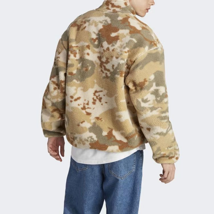 adidas Originals Reversible Fleece Jacket 'Tan' IP0280 sold by KicksCrew product image thumbnail 3