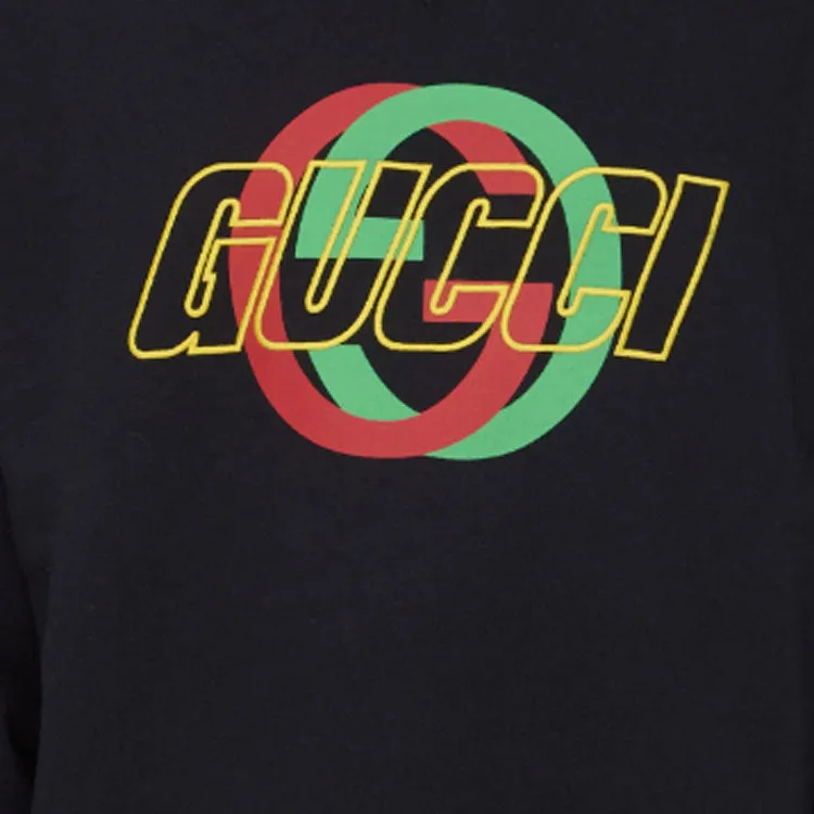 Gucci Cotton Jersey Sweatshirt With Embroidery 'Black' 768460-XJGA1-1162 sold by KicksCrew product image thumbnail 5