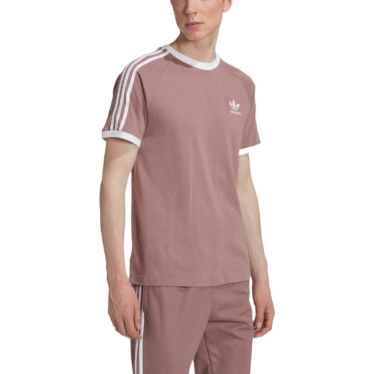 adidas originals Adicolor Classics 3-Stripes Tee 'Dark Pink' HM9326 sold by KicksCrew product image thumbnail 4