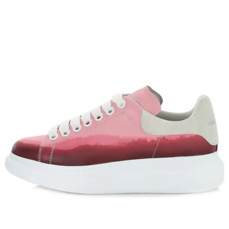 (WMNS) Alexander McQueen Oversized Sneakers 'Pink Dip-Dyed' 653938WIA469392 sold by KicksCrew