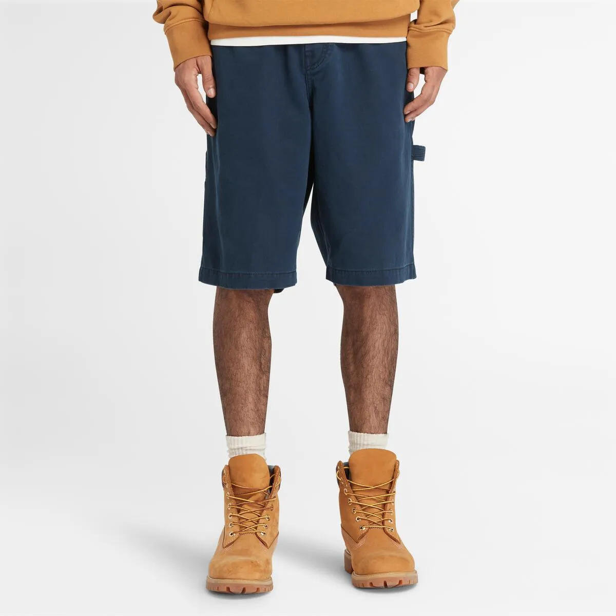 Timberland Washed Heavy Twill Carpenter Shorts 'Navy' A5TM7-433 sold by KicksCrew product image thumbnail 2